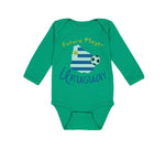 Long Sleeve Bodysuit Baby Future Soccer Player Uruguay Boy & Girl Clothes Cotton - Cute Rascals