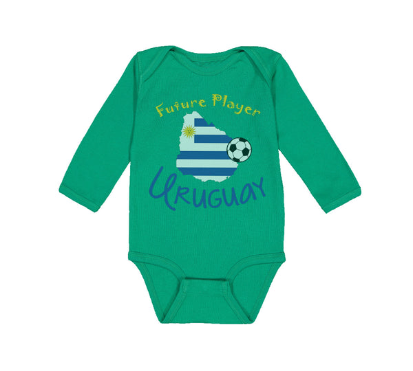 Long Sleeve Bodysuit Baby Future Soccer Player Uruguay Boy & Girl Clothes Cotton - Cute Rascals