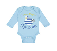 Long Sleeve Bodysuit Baby Future Soccer Player Uruguay Boy & Girl Clothes Cotton - Cute Rascals