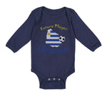 Long Sleeve Bodysuit Baby Future Soccer Player Uruguay Boy & Girl Clothes Cotton - Cute Rascals