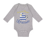 Long Sleeve Bodysuit Baby Future Soccer Player Uruguay Boy & Girl Clothes Cotton - Cute Rascals