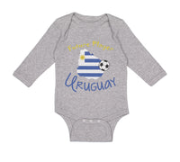 Long Sleeve Bodysuit Baby Future Soccer Player Uruguay Boy & Girl Clothes Cotton - Cute Rascals