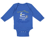 Long Sleeve Bodysuit Baby Future Soccer Player Uruguay Boy & Girl Clothes Cotton - Cute Rascals