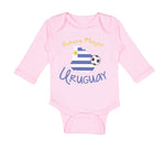 Long Sleeve Bodysuit Baby Future Soccer Player Uruguay Boy & Girl Clothes Cotton - Cute Rascals