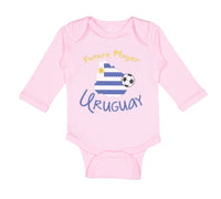 Long Sleeve Bodysuit Baby Future Soccer Player Uruguay Boy & Girl Clothes Cotton - Cute Rascals