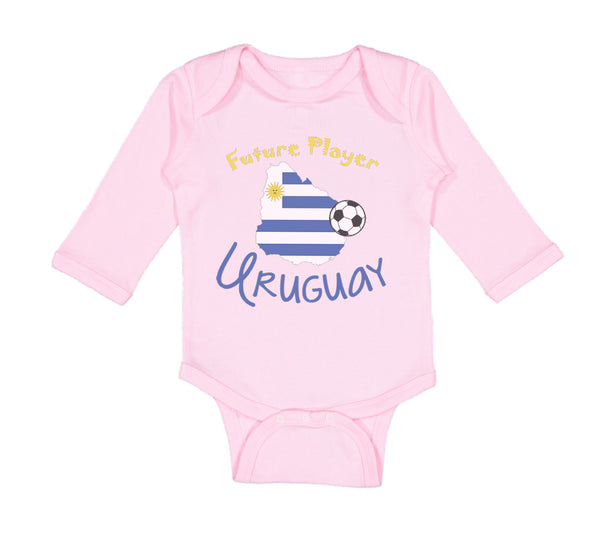 Long Sleeve Bodysuit Baby Future Soccer Player Uruguay Boy & Girl Clothes Cotton - Cute Rascals