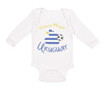 Long Sleeve Bodysuit Baby Future Soccer Player Uruguay Boy & Girl Clothes Cotton - Cute Rascals