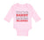 Long Sleeve Bodysuit Baby I'M Proof My Daddy Shoot Blanks Dad Father's Cotton