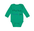 Long Sleeve Bodysuit Baby I Need Some Grandpa Time Grandpa Grandfather Cotton