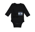 Long Sleeve Bodysuit Baby I Love Israel Boy & Girl Clothes Cotton