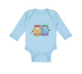 Long Sleeve Bodysuit Baby Peanut Butter - Jelly Boy & Girl Clothes Cotton