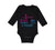 Long Sleeve Bodysuit Baby I Wear Bows My Daddy Wears A Badge Police Cop Cotton
