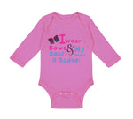 I Wear Bows My Daddy Wears A Badge Police Cop