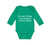 Long Sleeve Bodysuit Baby Wasn'T T Kicking Training for Triathlon Funny Humor