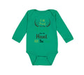 Long Sleeve Bodysuit Baby I'M Proof That My Daddy Does Not Hunt All The Time