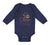 Long Sleeve Bodysuit Baby I Love My Police Officer Daddy Badge Dad Father's Day