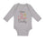 Long Sleeve Bodysuit Baby I Love My Police Officer Daddy Badge Dad Father's Day