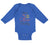 Long Sleeve Bodysuit Baby I Love My Police Officer Daddy Badge Dad Father's Day