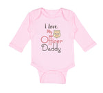 I Love My Police Officer Daddy Badge Dad Father's Day