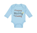 Long Sleeve Bodysuit Baby Mommy Will You Marry My Daddy Mom Mothers Day Cotton