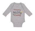 Long Sleeve Bodysuit Baby Mommy Will You Marry My Daddy Mom Mothers Day Cotton