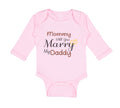 Long Sleeve Bodysuit Baby Mommy Will You Marry My Daddy Mom Mothers Day Cotton