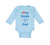 Long Sleeve Bodysuit Baby I Love My Greek Dad Boy & Girl Clothes Cotton