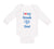 Long Sleeve Bodysuit Baby I Love My Greek Dad Boy & Girl Clothes Cotton
