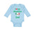 Long Sleeve Bodysuit Baby I Love My Mexican Dad Boy & Girl Clothes Cotton