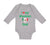 Long Sleeve Bodysuit Baby I Love My Mexican Dad Boy & Girl Clothes Cotton