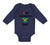 Long Sleeve Bodysuit Baby I Love My Jamaican Dad Style A Boy & Girl Clothes