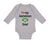 Long Sleeve Bodysuit Baby I Love My Jamaican Dad Style A Boy & Girl Clothes