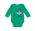 Long Sleeve Bodysuit Baby I Love My Dominican Dad Boy & Girl Clothes Cotton