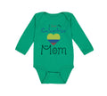 Long Sleeve Bodysuit Baby I Love My Colombian Mom Boy & Girl Clothes Cotton