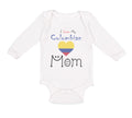Long Sleeve Bodysuit Baby I Love My Colombian Mom Boy & Girl Clothes Cotton