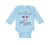Long Sleeve Bodysuit Baby I Love My Dominican Mom Boy & Girl Clothes Cotton