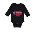 Long Sleeve Bodysuit Baby Have No Fear Norwegian Is Here Norway Norwegians