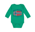 Long Sleeve Bodysuit Baby Have No Fear Norwegian Is Here Norway Norwegians