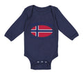 Long Sleeve Bodysuit Baby Have No Fear Norwegian Is Here Norway Norwegians