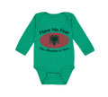 Long Sleeve Bodysuit Baby Have No Fear Albanian Is Here Albania Albanians Cotton