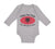 Long Sleeve Bodysuit Baby Have No Fear Albanian Is Here Albania Albanians Cotton - Cute Rascals