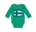 Long Sleeve Bodysuit Baby Have No Fear Finnish Is Here Finland Finns Cotton