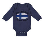 Long Sleeve Bodysuit Baby Have No Fear Finnish Is Here Finland Finns Cotton - Cute Rascals