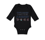 Long Sleeve Bodysuit Baby Forget Princess I Want to Be A Scientist Cotton - Cute Rascals