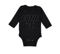 Long Sleeve Bodysuit Baby Cutie Pi Geek Nerd Math Style A Boy & Girl Clothes