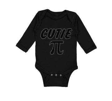 Long Sleeve Bodysuit Baby Cutie Pi Geek Nerd Math Style A Boy & Girl Clothes