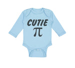 Long Sleeve Bodysuit Baby Cutie Pi Geek Nerd Math Style A Boy & Girl Clothes - Cute Rascals