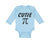 Long Sleeve Bodysuit Baby Cutie Pi Geek Nerd Math Style A Boy & Girl Clothes - Cute Rascals