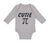 Long Sleeve Bodysuit Baby Cutie Pi Geek Nerd Math Style A Boy & Girl Clothes - Cute Rascals