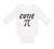 Long Sleeve Bodysuit Baby Cutie Pi Geek Nerd Math Style A Boy & Girl Clothes - Cute Rascals